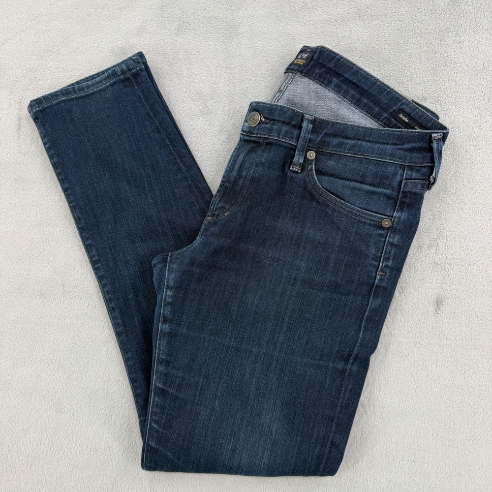 Citizens of Humanity Womens 29 Arielle Midrise Skinny Jeans Dark Wash Strech
